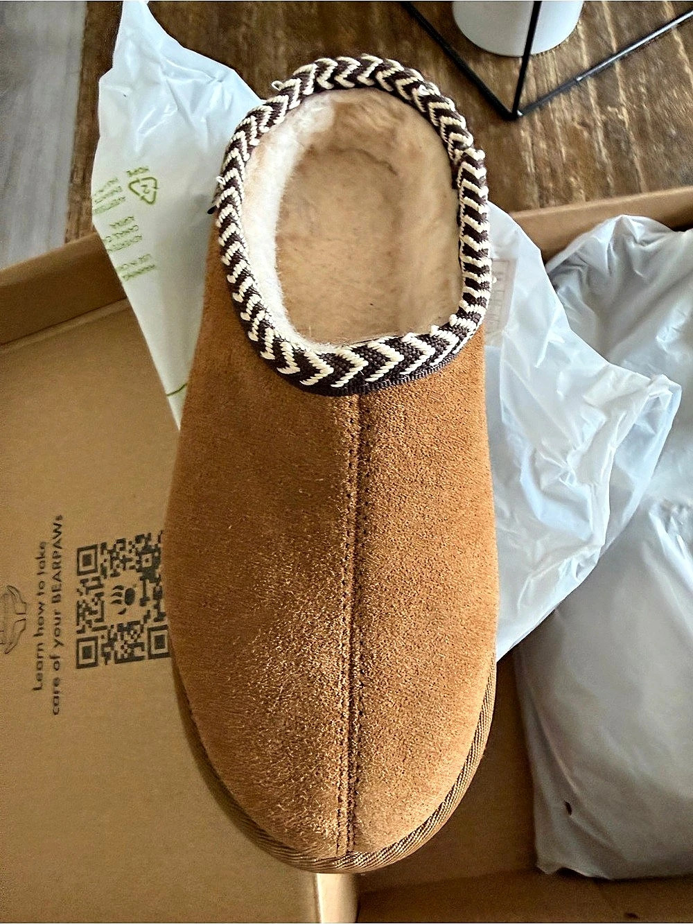 BEARPAW Tabitha Youth Slippers Brown Girls US 5